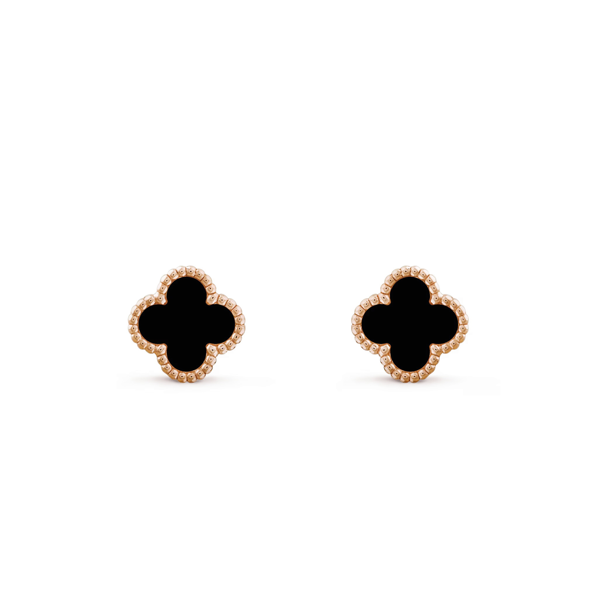 V*n Cl**f arpels sweet alhambra earrings rose gold